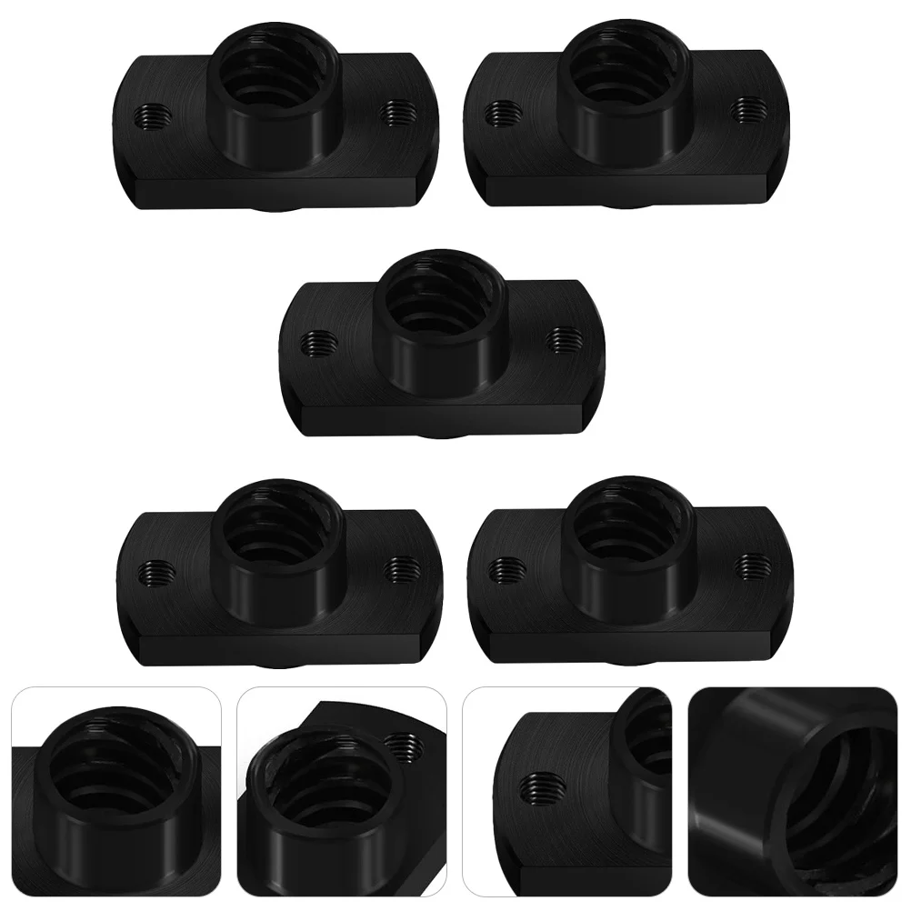 

5Pcs Lead Screw Nut Pom Trapezoidal Anti-Backlash Replacement for Lead Screw 3D Printer Parts High Precision Noise-Free
