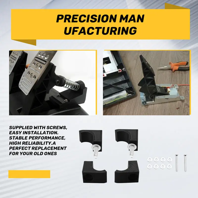 4 ชิ้นเหยียบยึดหัวเข็มขัดชุดสําหรับ Thrustmaster T3pa สําหรับ Logitech G27 G29 เหยียบสําหรับ Playseat Fixing อุปกรณ์เสริม