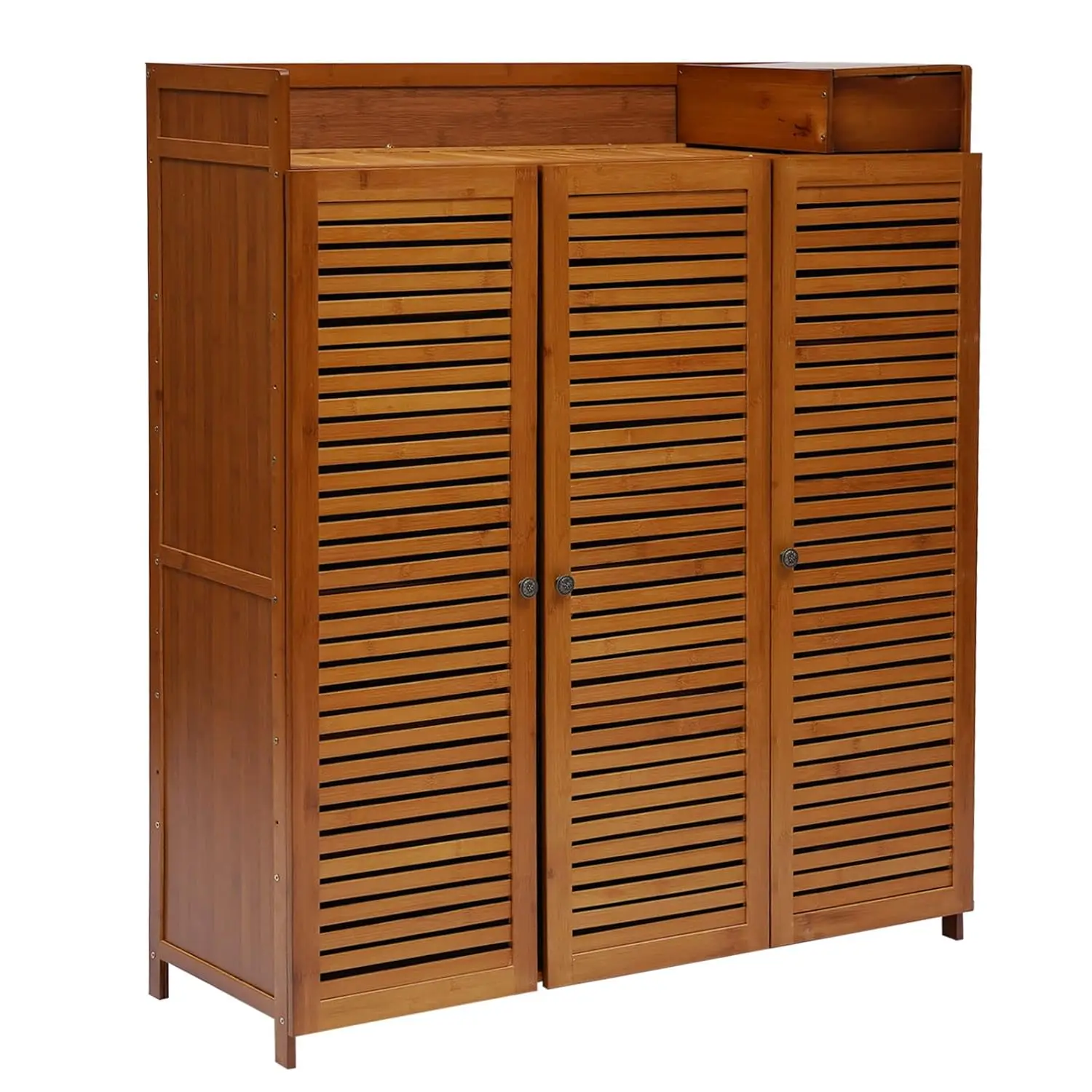 

7-Layer Bamboo Shoe Storage Rack, Multi-Functional Freestanding Shoe Rack, Wooden Entrance Shoe Rack, Separate Shoe, Customized
