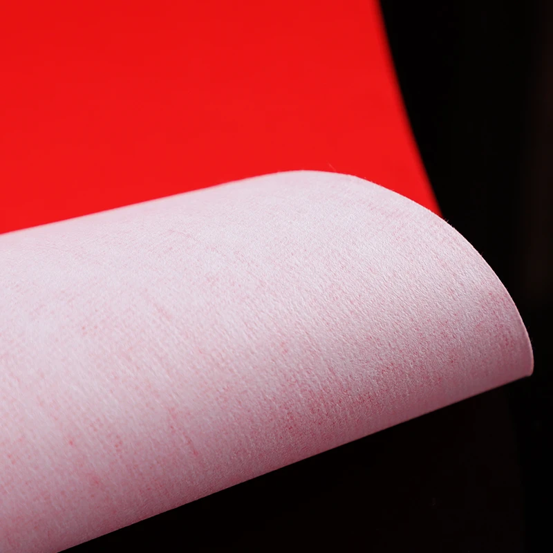 Red Rice Paper Chinese Spring Festival Couplets Half-Ripe Xuan Paper Chinese Calligraphy Brush Pen Writing Papier Papel China