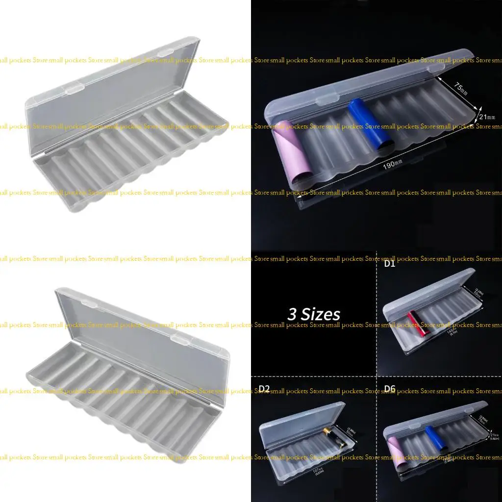 R1WD Flame Retardant Battery Organizing Box Clear View Design Suitable for Efficient Home Office Device Power Management