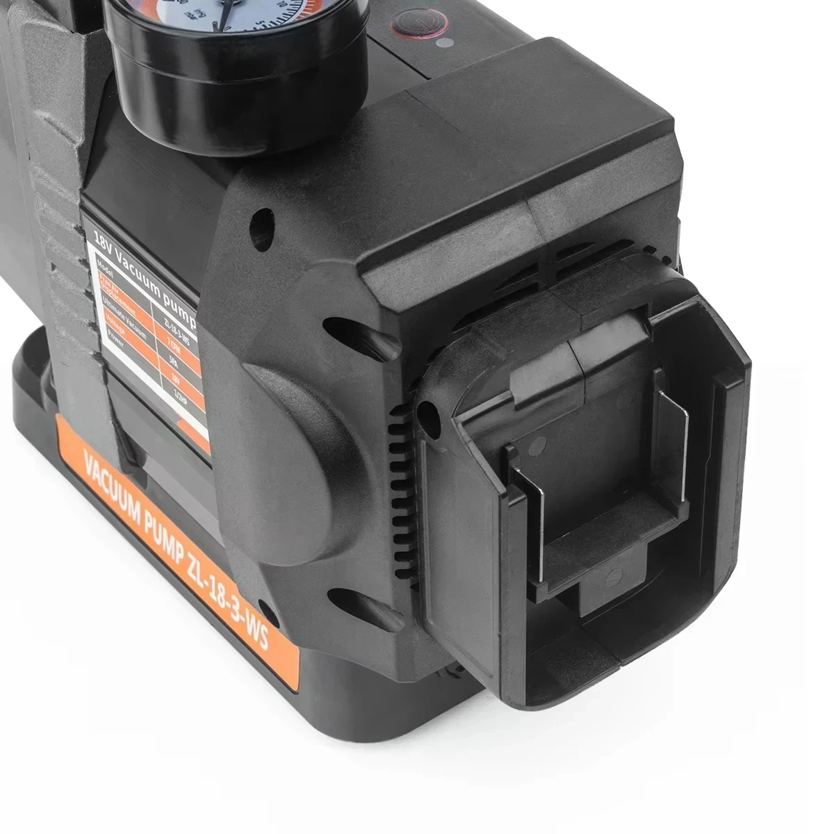 Gisam 7CFM 1/2HP Brushlessสารทําความเย็นปั๊มสูญญากาศ 1/4 เครื่องปรับอากาศCoolingสําหรับรถบ้านสําหรับMakita 18Vแบตเตอรี่Pin