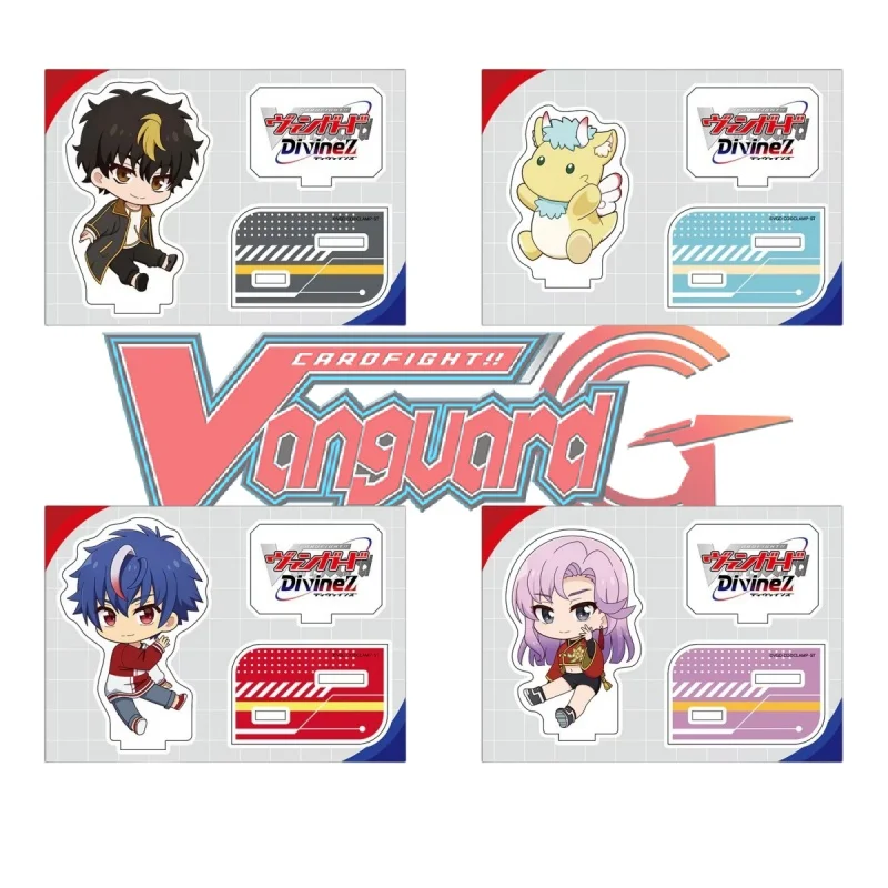 Anime "¡Lucha de cartas!" Vanguard: Divinez, soporte acrílico de 10 cm, Mirei Minae, llavero con diseño de vestido formal, ideal como regalo.
