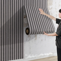 40cm New 3D Grille Wall Sticker Background Wall Decoration Wallboard Self-adhesive Waterproof Thickening Partition Wallpaper