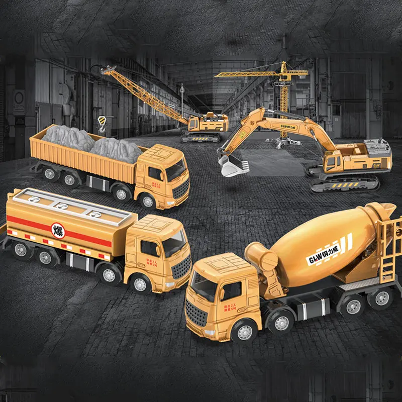 1:55 11 estilos escala alta simulação liga brinquedos diecast carregador bulldozer escavadeira engenharia caminhão construção meninos presentes
