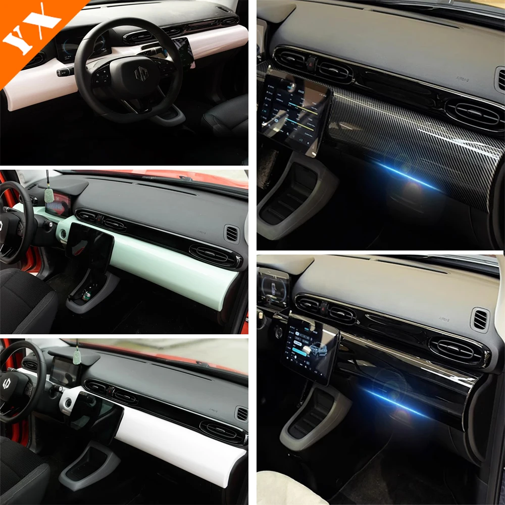 

2024 2025 2026 For Leapmotor T03 accessories Car Central Control Panel, Decorative Strip For Central Gear Shift/Steering Wheel