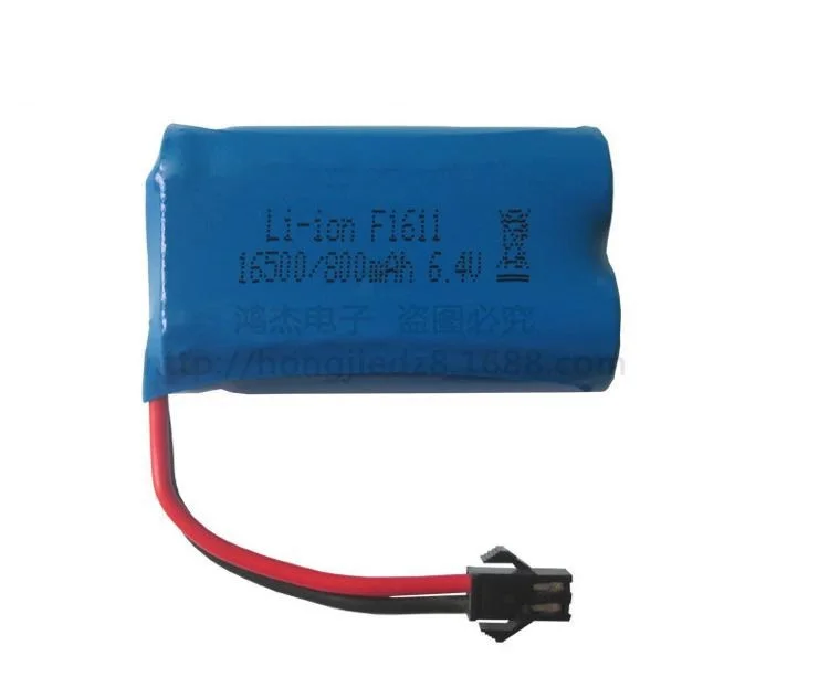 16500 6.4v 800mAh Li-ion battery SM-2P/SM-3P/SM-4P plug/6.4v USB for wltoys A959/A969/18628/18428 R/C car R/C truck R/C boat