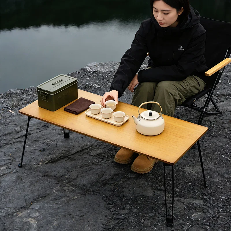Multi-functional Multifunctional outdoor folding table Aluminum alloy picnic table Camping table