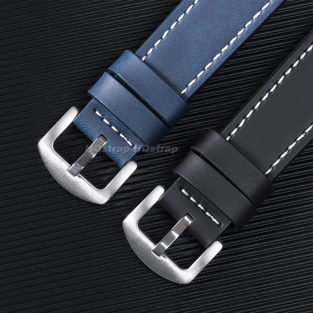 Vintage Leder Uhrenarmband für Seiko Männer Frauen Armband 18mm 20mm 22mm 24mm Ersatzarmband für Huawei Gt2/GT3 Sportarmband – Detail 4