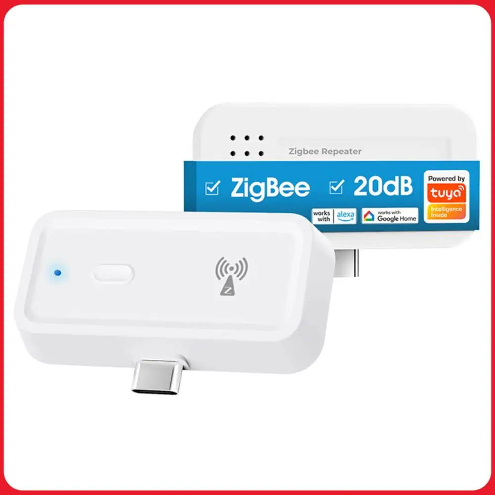 

Усилитель сигнала ZigBee, совместимый с шлюзом ZigBee, тип C, расширитель диапазона, выходная мощность до 20 дБ, для устройств умного дома