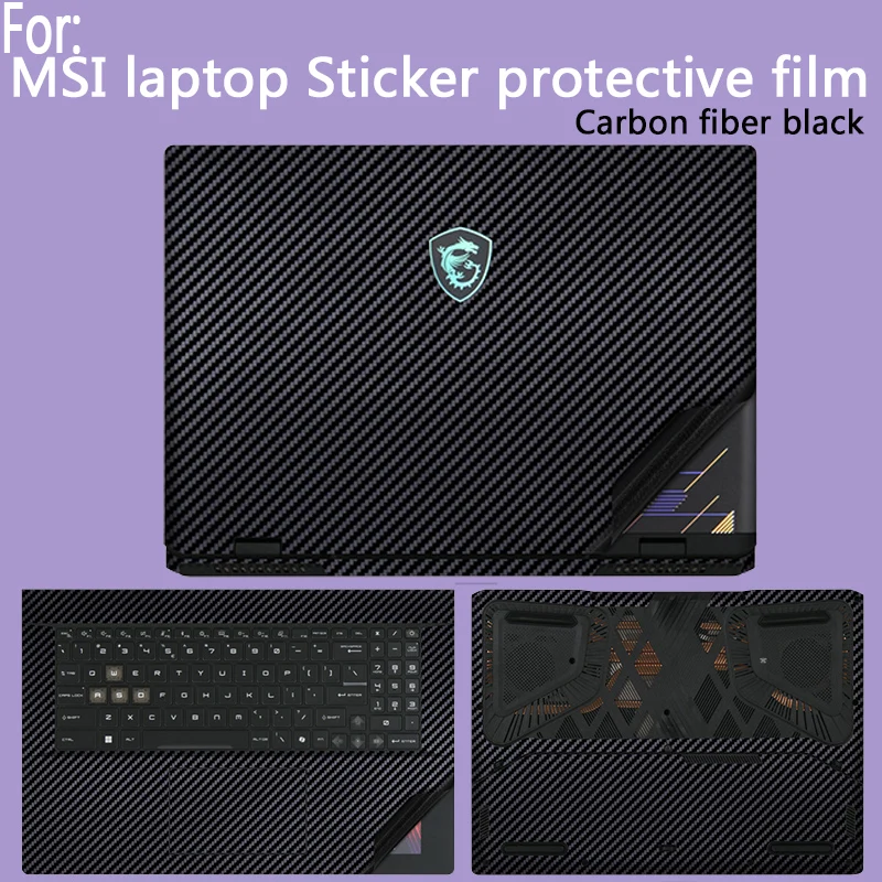 For MSI Titan 18 HX Dragon Edition Sticker Protective Film Katana 17 HX Computer Shell Film Raider 18 HX/Vector 16 Fuselage Film