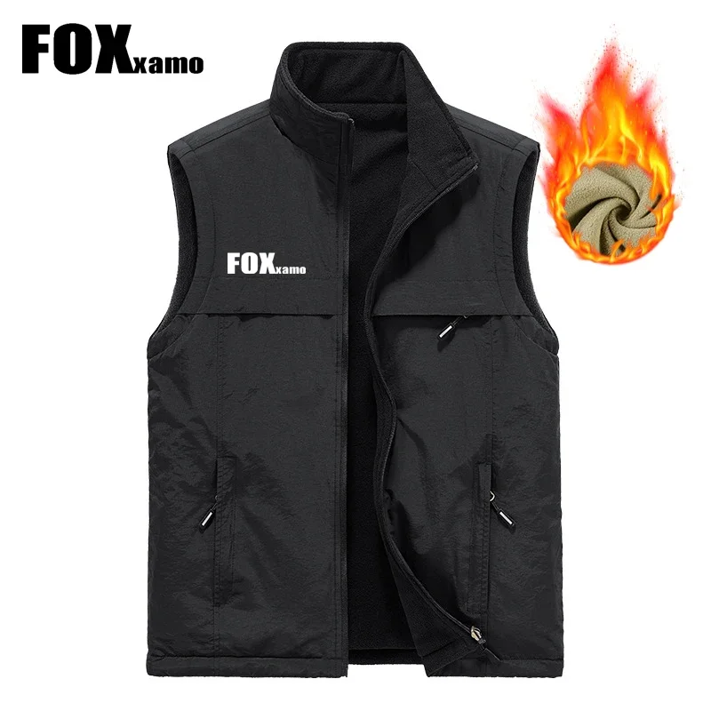 FOXXamo-Chaleco de Ciclismo sin mangas para Hombre, Chaleco de viento para bicicleta de montaña, ropa de bicicleta, Chaleco de Invierno
