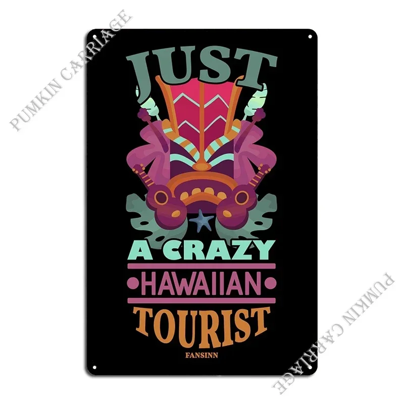 Hawaii Metal Sign Rusty Pub Mural Vintage Tin Sign Poster