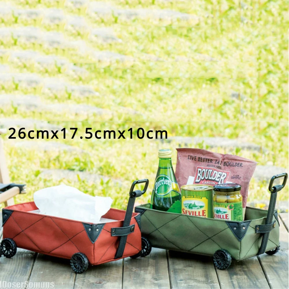 Simple Fashionable Storage Camping Modern Foldable Hanging Tissue Box Outdoor Creative Portable Small Household Accessories