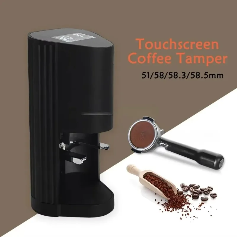 Electric Coffee Tamper 51/58/58.35/58.5MM Touchscreen Automatic Flat Ripple Powder Press for Espresso