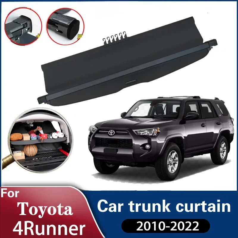 

Car Trunk Curtain For Toyota 4Runner N280 2010~2022 Auto Trunk Curtain Rear Rack Partition Shelter Anti-peeping Car Accessories