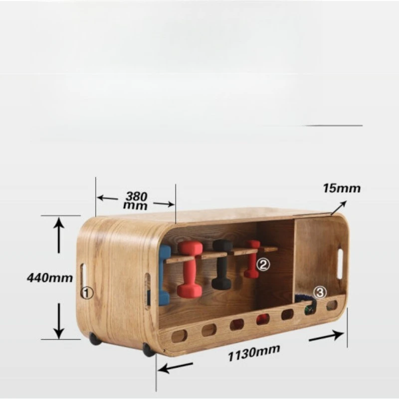 Dumbbell Flat Stool Tension Rope Training Flat Stool Yoga Exercise Stool