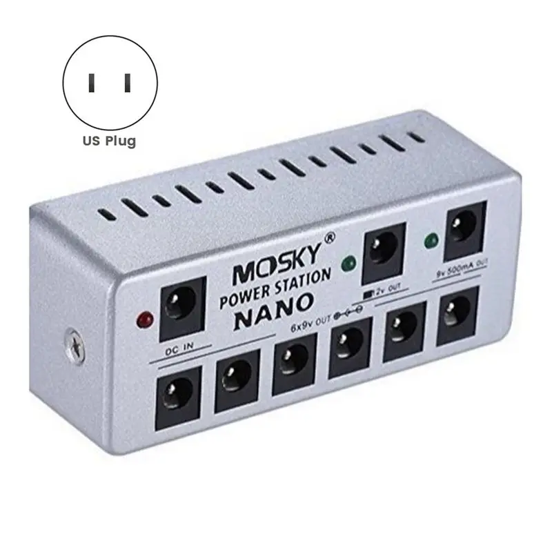 MOSKY Nano Station Nano Power Station Mini Guitar Effect Pedal Power Supply System Supporting Guitarra Effect