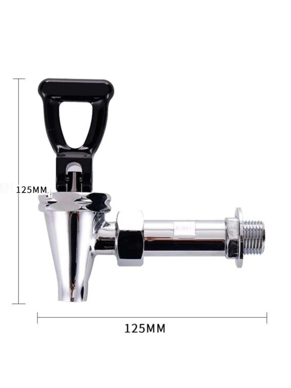 

Water heater faucet fittings are hot and cold