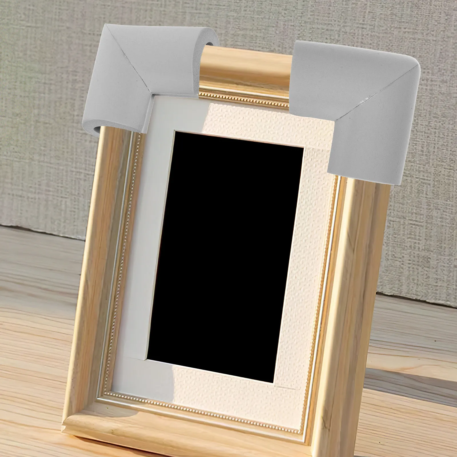 

24Pcs Protective Corner Guards Nbr Shock Absorbing Photo Frame Edge Protectors Packaging Supplies for Fragile Artwork