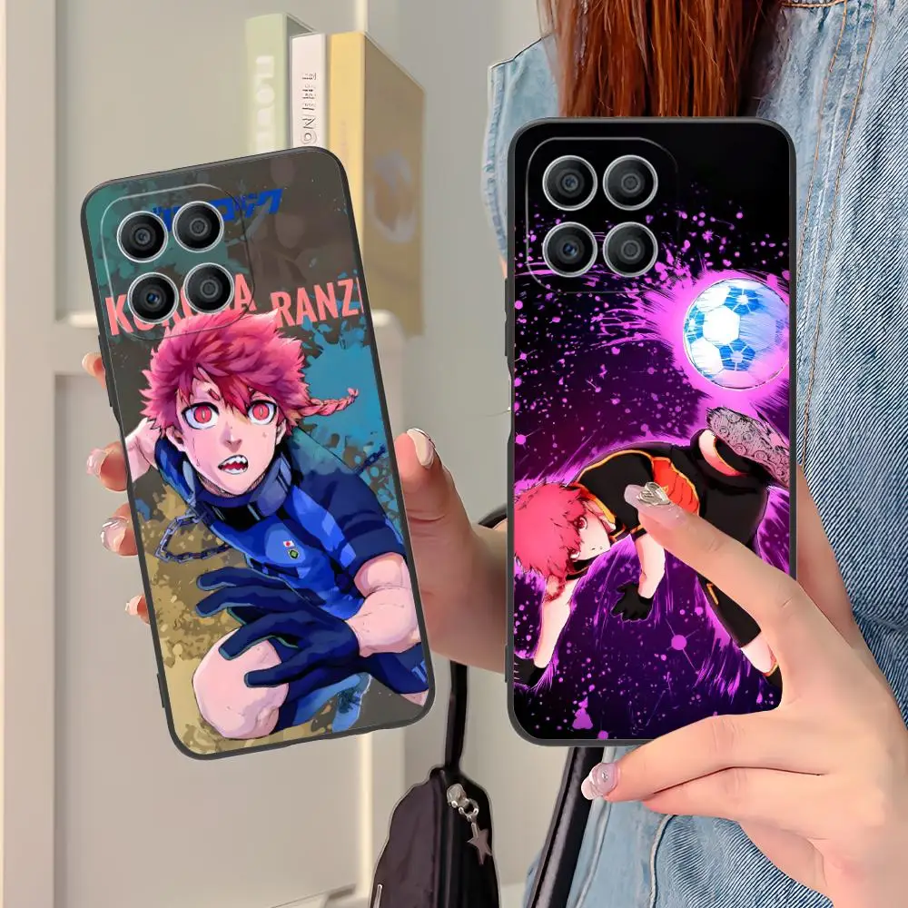 

Матовый чехол для мобильного телефона Blue Lock Ranze Kurona для Honor 90 80 70 60 50 30 20 10 9 8 7 Pro S SE Lite 5G, красочный чехол с принтом