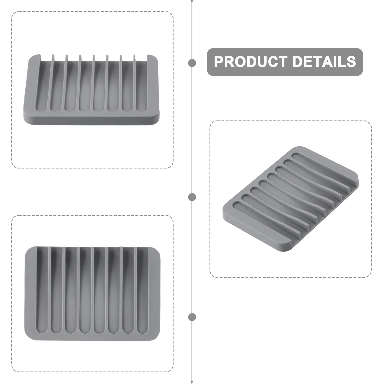 Soap Dishes Draining Soap Dishes Efficient Draining Design Silicone Self Draining Soap Dishes Efficient Draining Design