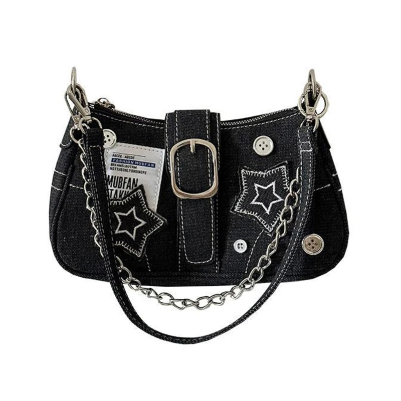 2024 Underarm Bag Versatile Fashion Trendy Bag Handbag Vintage Shoulder Bags for Women Girl Large Capacity Armpit Bag