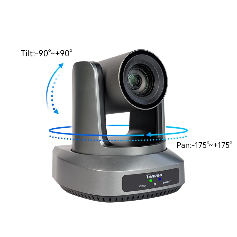 Tenveo UVMAX-620A Video Conference Camera 1080P NDI AI Tracking 20X Optical USB3.0/HDMI/PoE Video Camera for Live Streaming