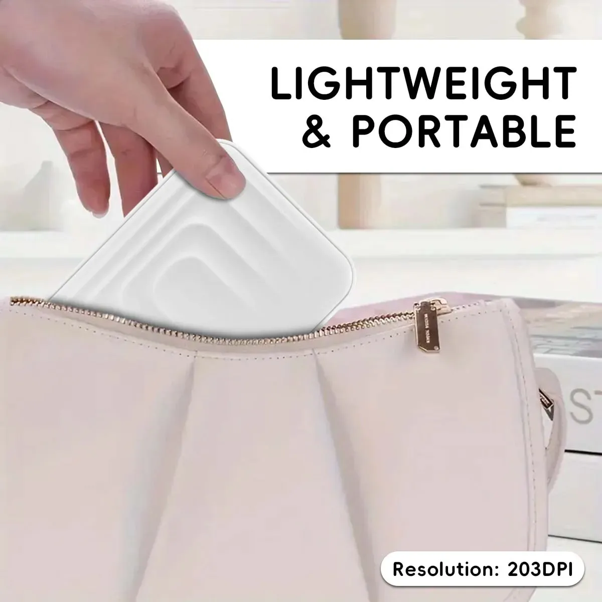 Marklife M1 Printer Termal Portabel Mini Tanpa Tinta Printer Pembuat Label Berperekat untuk Mesin Pelabelan Labeller Stiker