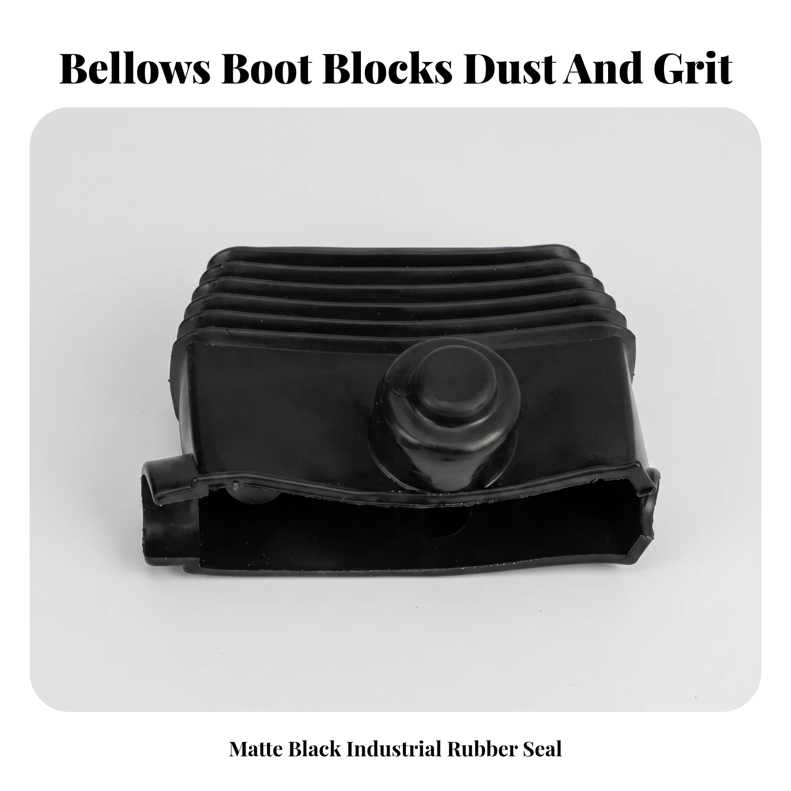 Lever Boot with Rectangular Base Compact Lever Dust Cover Dust Boot Easy to Install Vehicle Part Smooth for Kart Builders
