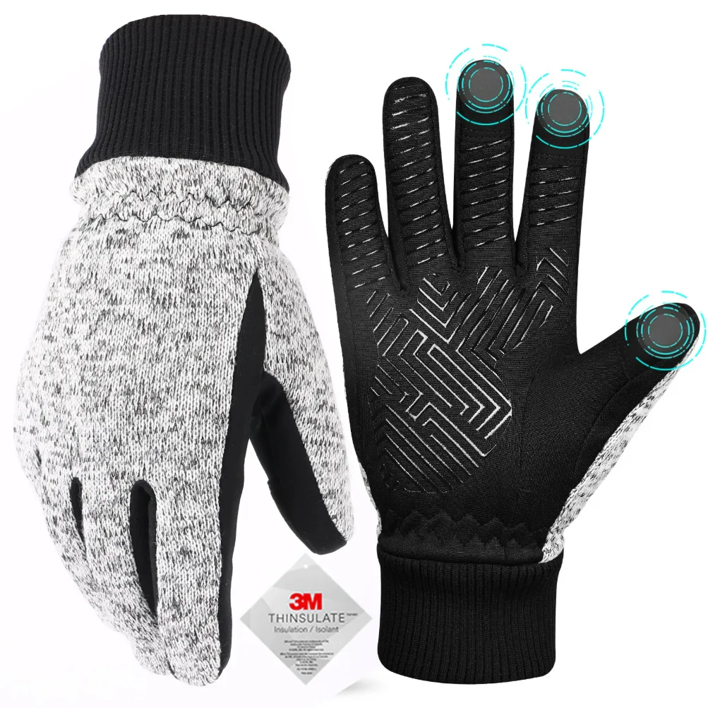 

Winter Gloves -10℃ 3M Thinsulate Thermal Gloves Coldproof Warm Running Gloves Touchscreen Road Bike Cycling Gloves for Men Wome