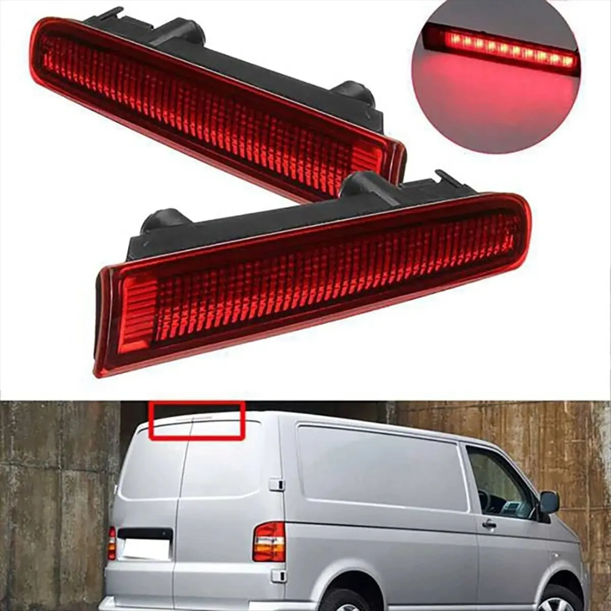 Car Door 3rd Rear Stop Brake Light for VW Transporter T5 T6 Main in Car Light