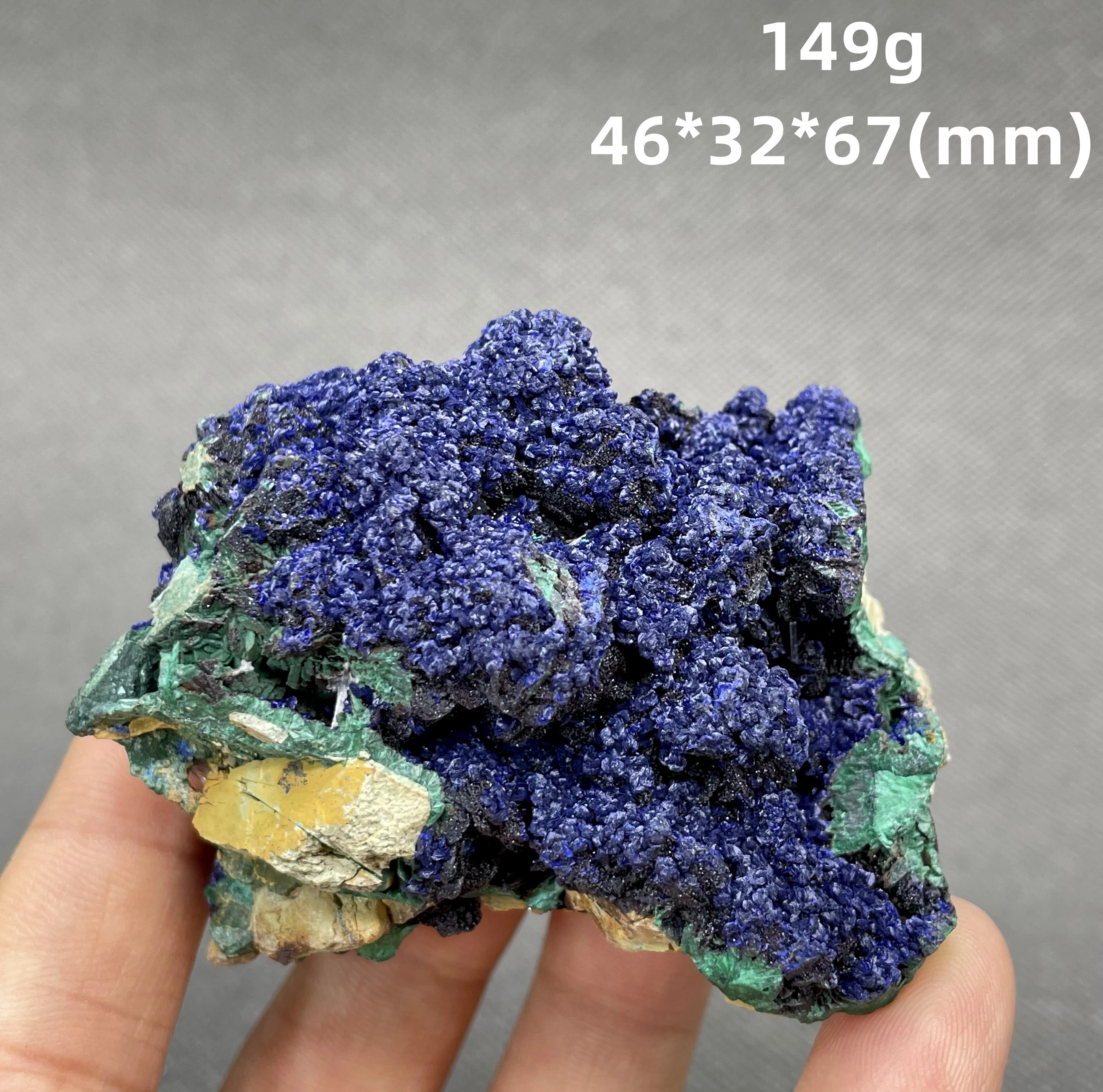 

BEST! 100% Natural beautiful Azurite and Malachite symbiotic mineral specimen crystal Stones and crystals Healing crystal