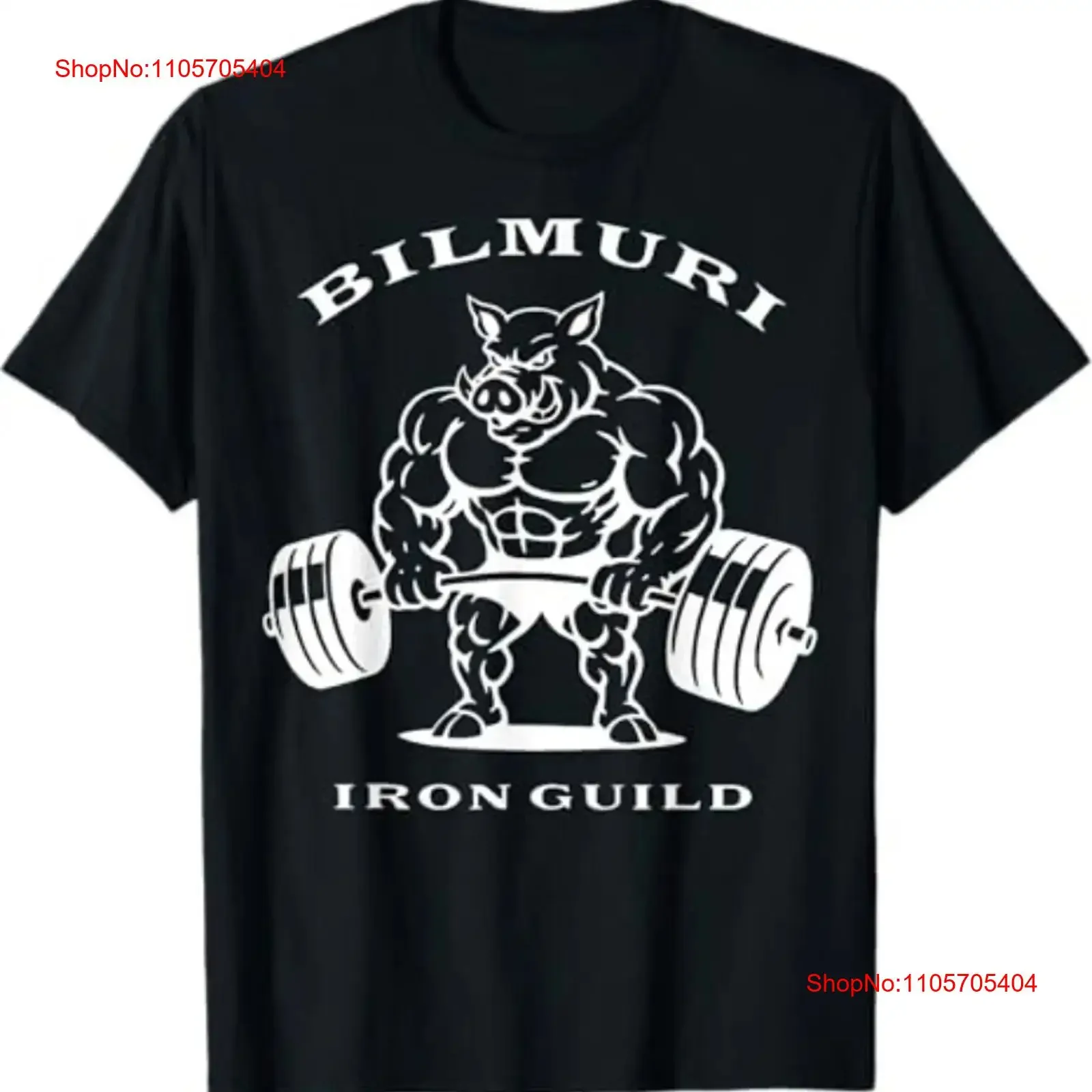 Pig bilmurI Iron Guild Gym T Shirt long or short sleeves vintage Washed homme Versatile Soft Slightly Breathable streetwear