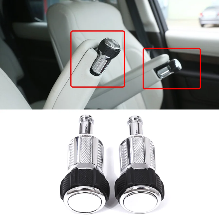 

2Pcs Alloy Seat Armrest Box Adjustment Knob Inner Decoration For Land Rover Range Rover Sport 2014-2023 Discovery 5 2017-2023