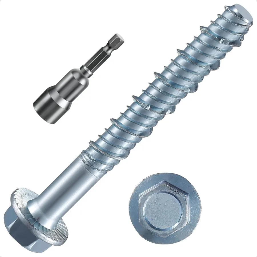 3-8-x-4-zinc-plated-large-diameter-concrete-screw-actual-thickn-1-2-12mm-for-anchoring-to-masonry-brick-or-block-30-pcs