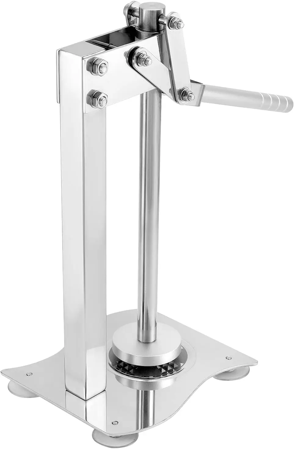 Heavy Duty Manual Desktop Lemon Juicer, 304 Stainless Steel Multifunctional Orange Juicer Fruit and Nut Crusher with Non-Slip Ha