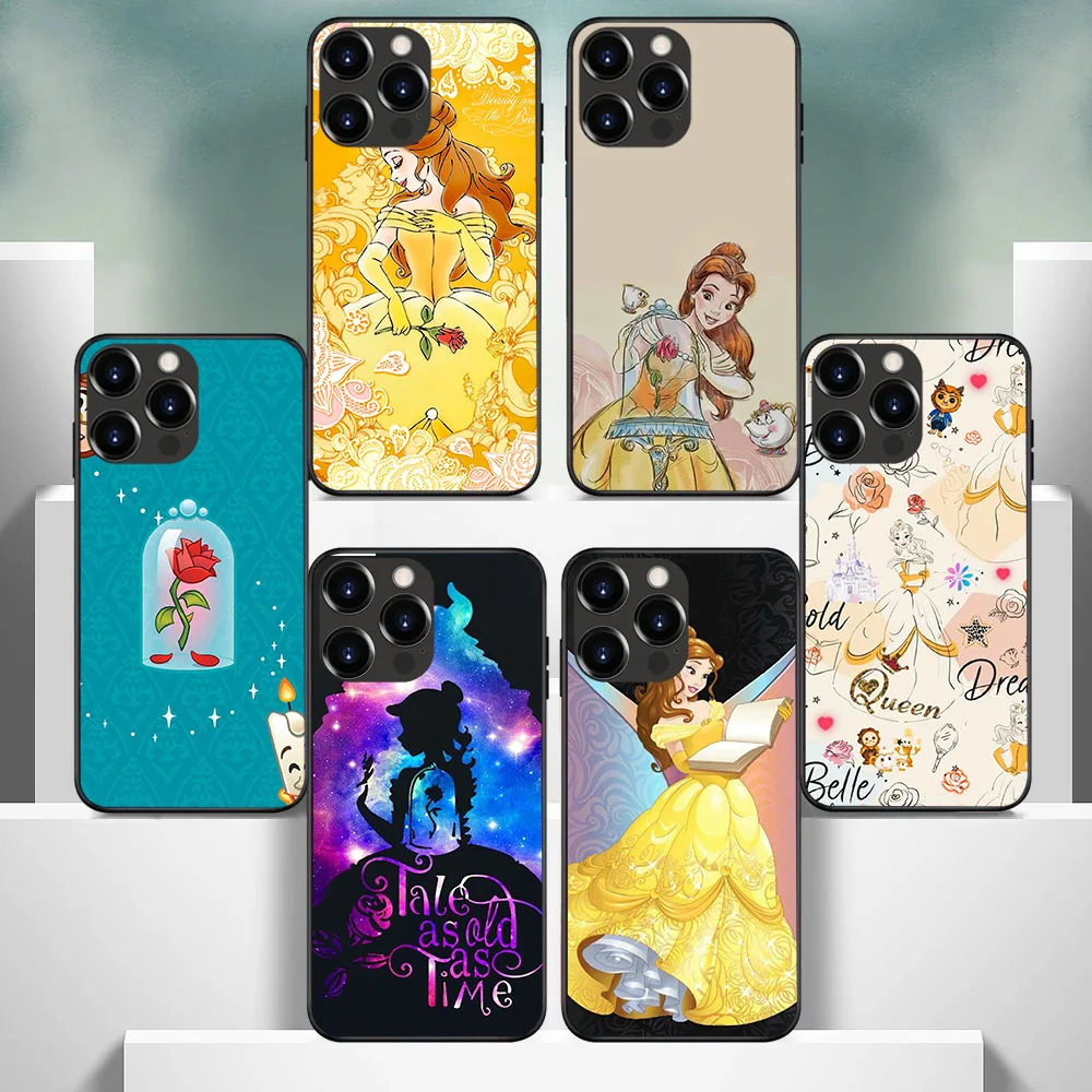 TV-17 Princess Belle Soft Case For Samsung Note J5 J6 J7 J8 8 9 10 20 S21 J2 J4 Core Ultra Prime Plus Lite Pro