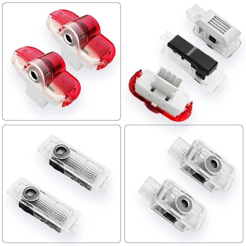 2Pcs Car Door Welcome Light Led HD Projector Lamp Courtesy Lights For Jaguar XJ XK XJL XE XF F-TYPE XFL F-pace Accessories