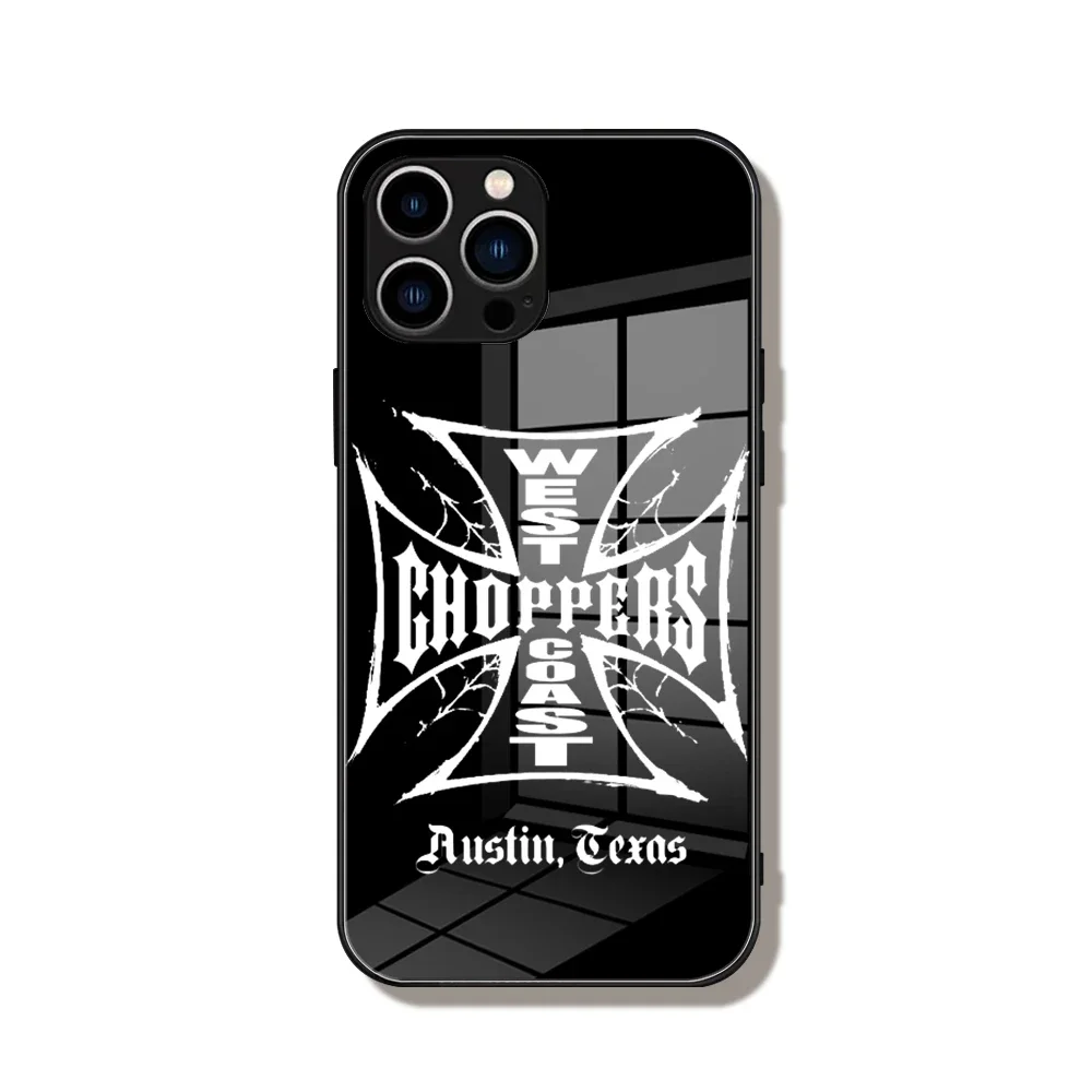 For IPhone 15 Choppers Austin Texas West Coast Phone Case Tempered Glass FOR IPhone 14 13 11 12 Pro MAX XR XS MINI Covers