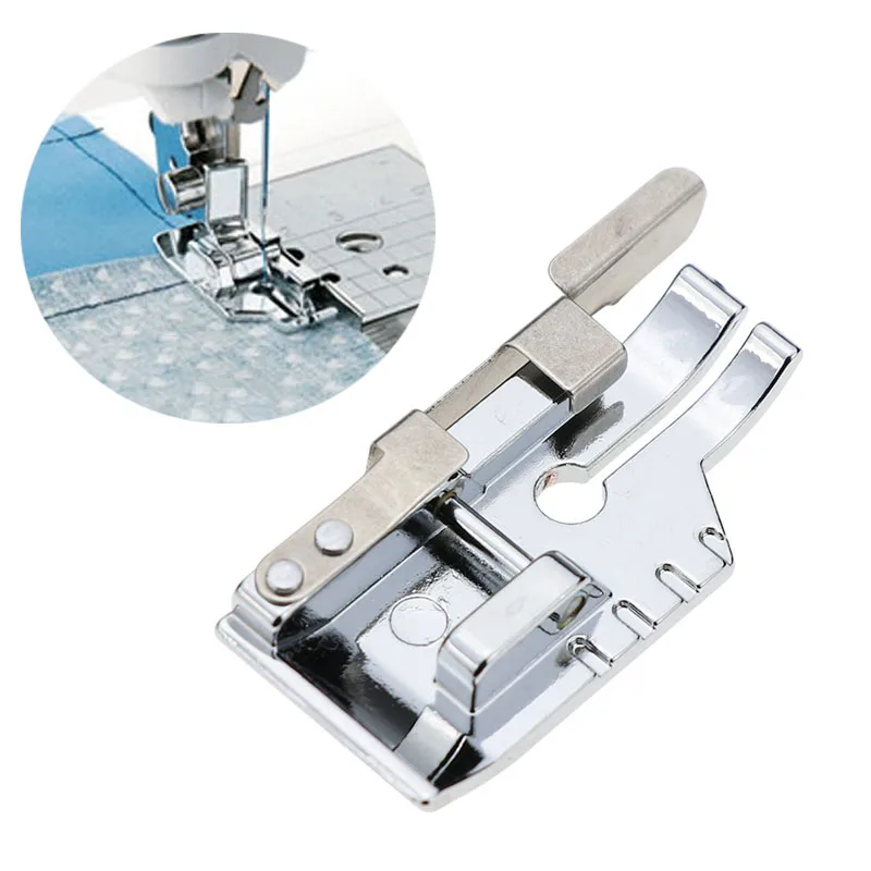 1/4" Domestic Sewing Machines Quilting Patchwork Sewing Presser Foot Snap-on Presser Foot With Edge Guide Sewing Accessories