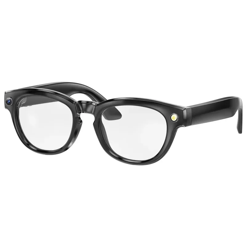 GS380 AI Smart Glasses Bluetooth Camera Video Recording 2MP Music Playback Hands Free Voice Control Wearable Tech for Men