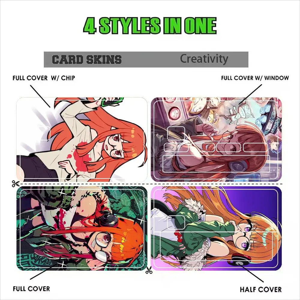 Futaba Sakura P5   Sticker Film Tape Skin for Credit Card Debit Card Cartoon Waterproof Stickers
