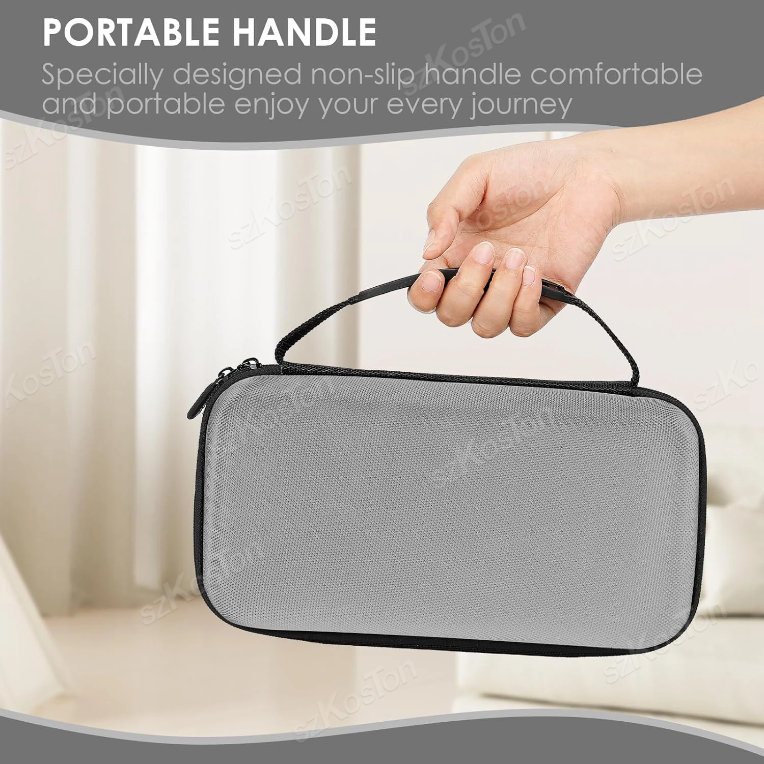 Portable Storage Bag Wireless Microphone Carrying Case For JBL PartyBox Wireless Two Microphone System for Karaoke Microphone