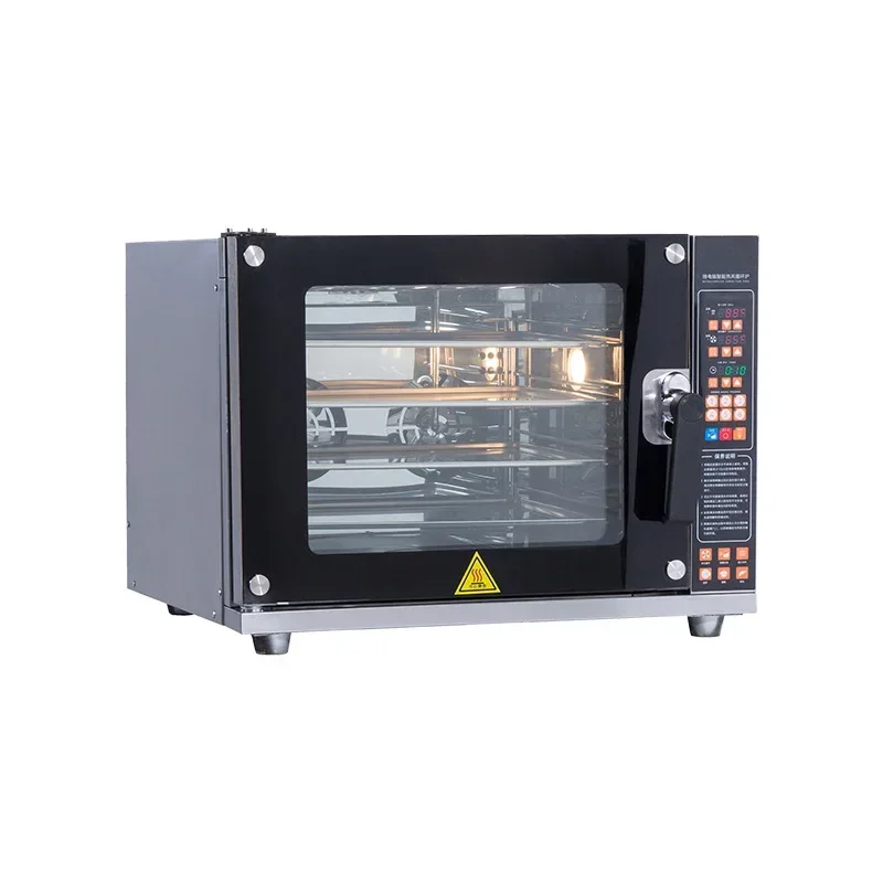 Small four-plate hot air circulation stove, moon cake roast chicken household oven, new four-layer pizza burger stove