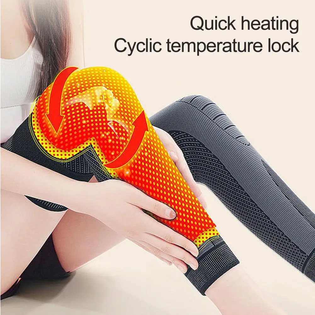 Health-promoting Knee Band Thickened Winter Knee Warmers for Elderly People Arthritis Knee Cushions with Heat for Cycling