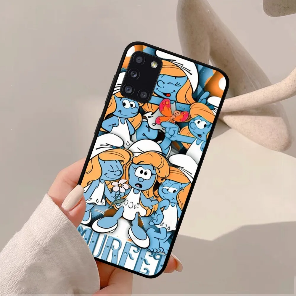 cartoon The S-Smurfs Anime Movie Phone Case For Samsung A 10 11 12 13 20 21 22 30 31 32 40 51 52 53 70 71 72 73 91 13 shell