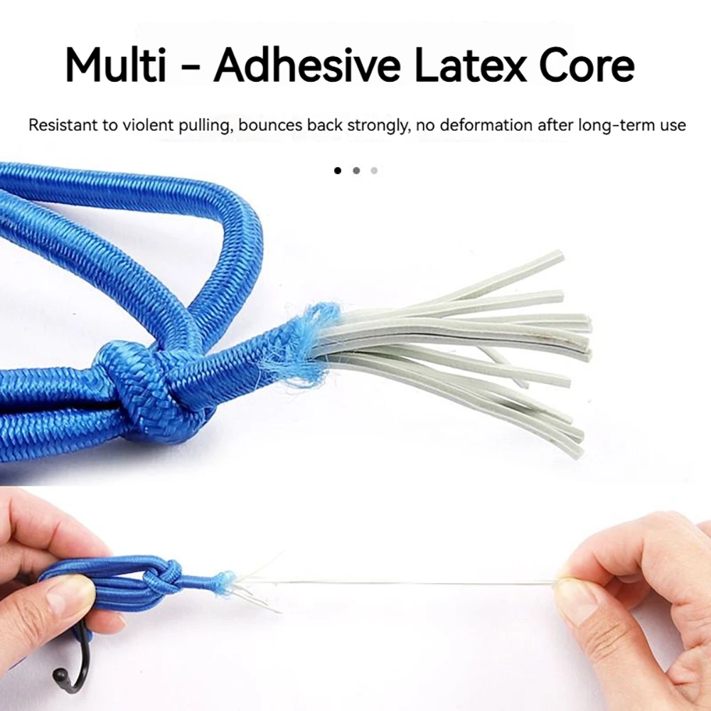 6 Hooks Luggage Net Protective Gears Universal Motorcycle Helmet Mesh Reflective Sundries Net Bag Cord Strap Elastic Mesh Pocke