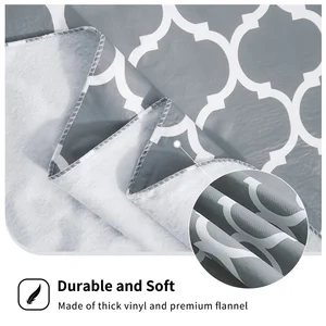 Olanly - Su Geçirmez Yuvarlak Masa Örtüsü, PVC ısıya dayanıklı masa örtüsü Düğün Mutfak Yemek Masası, pelerin palto-fas 60 8 en çok satan, dekorasyon, Fas - no. 6