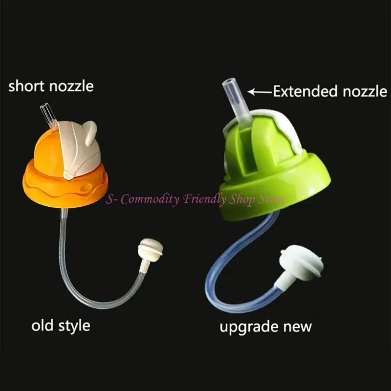 85AE 젖병 식품 등급 시피 스파우트용 가중 빨대가 포함된 밀짚 상단 젖꼭지